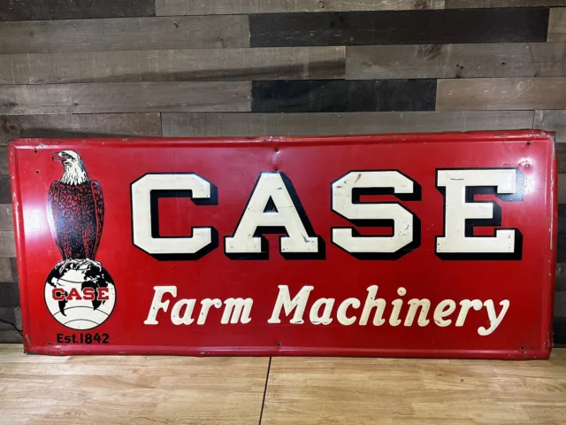 Vintage “Case” Farm Machinery Advertising Sign 2