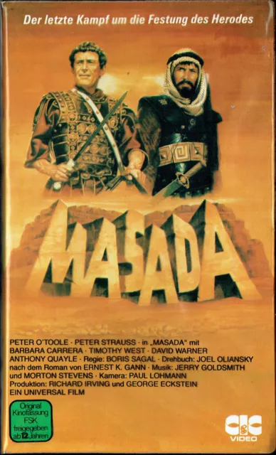(VHS) Masada - Peter O’Toole, Peter Strauss, Barbara Carrera, Nigel Davenport