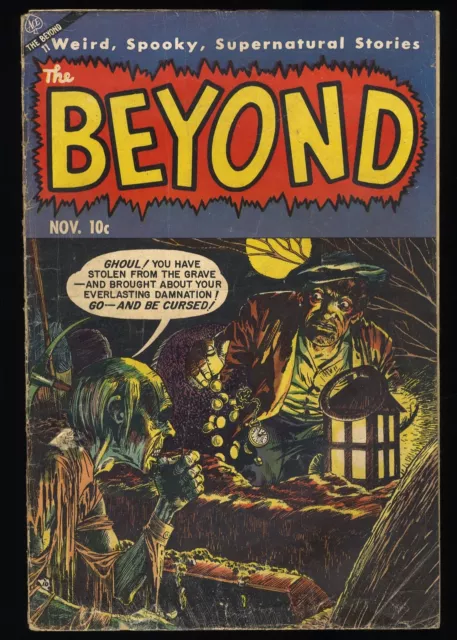 Beyond #23 GD+ 2.5 Pre-Code Horror! McLaughlin Art! Ace Magazines 1953