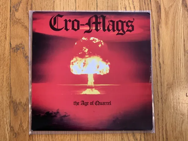 Cro-Mags The Age Of Quarrel LP 1986 Uncensored Inner Sleeve Profile Rock Hotel