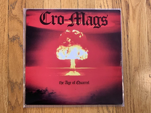 Cro-Mags The Age Of Quarrel LP 1986 Uncensored Inner Sleeve Profile Rock Hotel Cro-Mags The Age Of Quarrel LP 1986 Uncensored Inner Sleeve Profile Rock Hotel