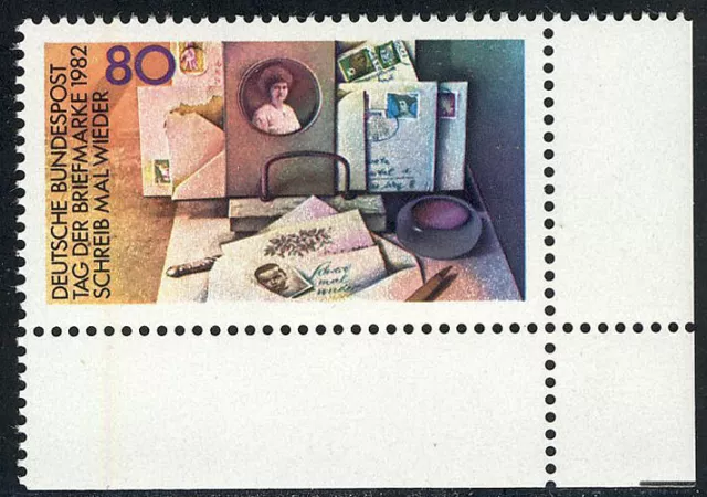 1154 Tag der Briefmarke ** Ecke u.r.