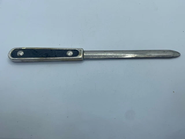 Ouvre-Lettres Élégant QWORK - 2 Pièces En Acier - 16cm - Style Rétro Moderne