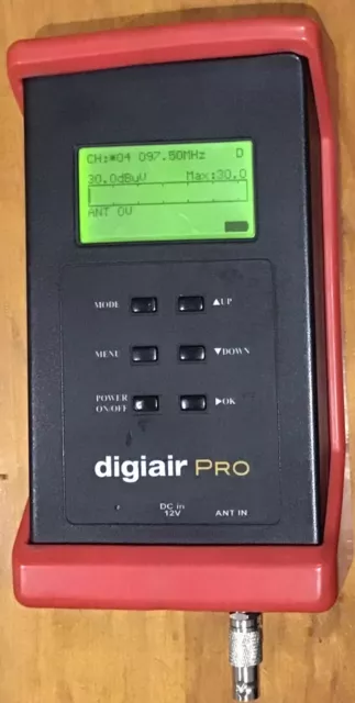 Digiair Pro 101109 - DVB-T Signal Meter