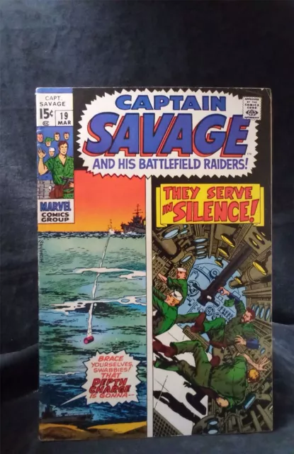 Captain Savage #19 1970 Marvel Comics Comic Book