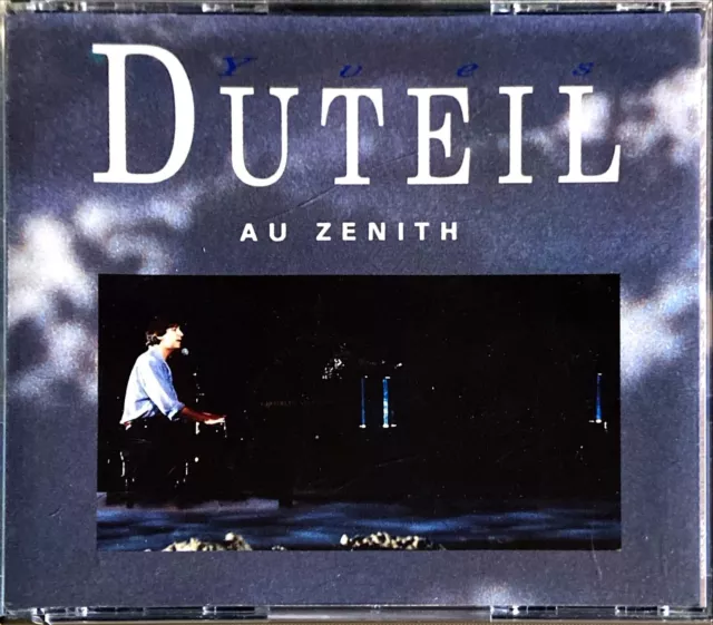 FRENCH BOX SET 2xCD ALBUM YVES DUTEIL AU ZENITH RARE COFFRET NEUF OUVERT 1991