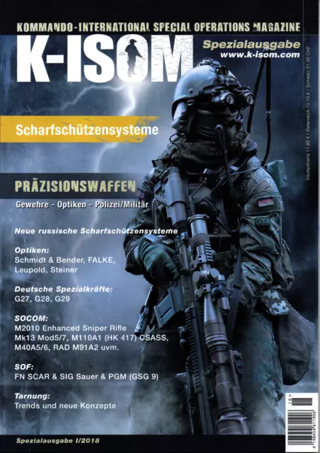 K-ISOM Spezial I/2018 Scharfschützensysteme & Präzisionswaffen Polizei Militär