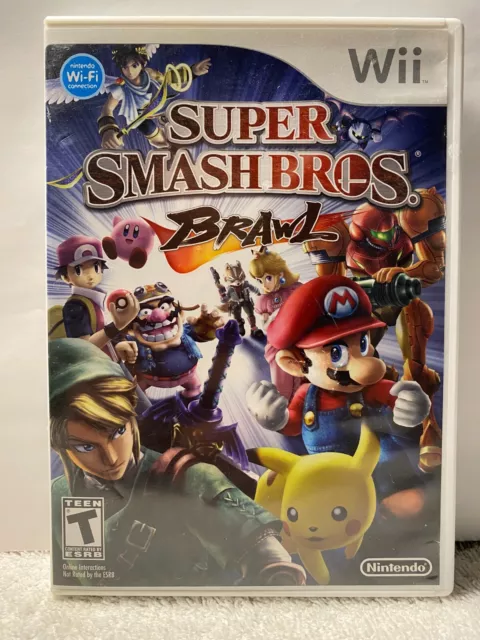 Super Smash Bros. Brawl (Nintendo Wii, 2008) Complete CIB. Tested and Working.