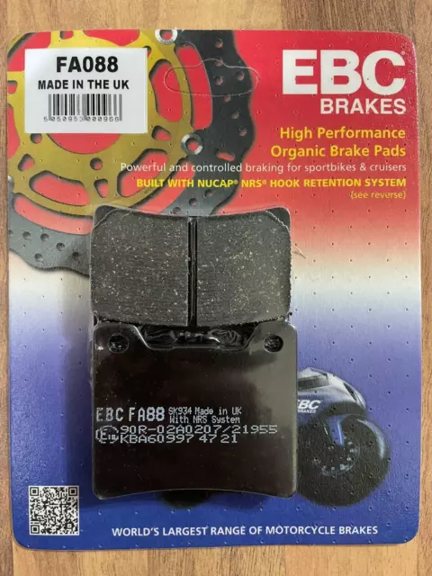 EBC Bremsbeläge hinten für Yamaha YZF 750 R , SP / TDM 850 (H , N)