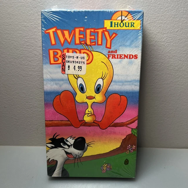 TWEETY BIRD AND Friends SEALED VHS Video - Toys-R-Us Sticker - 1 Hour ...