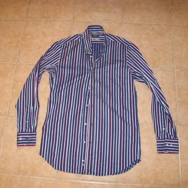 Paul & Shark Stripe Shirt Sz-S (36) Authentic