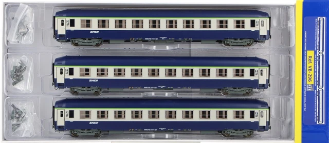 REE Modeles NW193 - Set De 2 Voitures Couchettes UIC B9c9x - Échelle N 1/160 - TEN