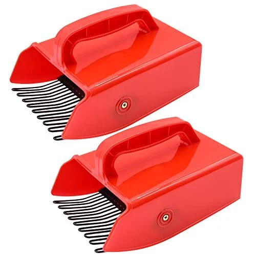 DkOvn 1/2/4 Pack Berry Picker Berry Pickers and Rakes with Metallic Comb and ...