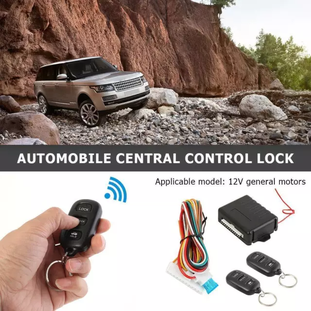 Universal Car Remote Central Door Lock Kit Keyless Entry Alarm System 410/T126