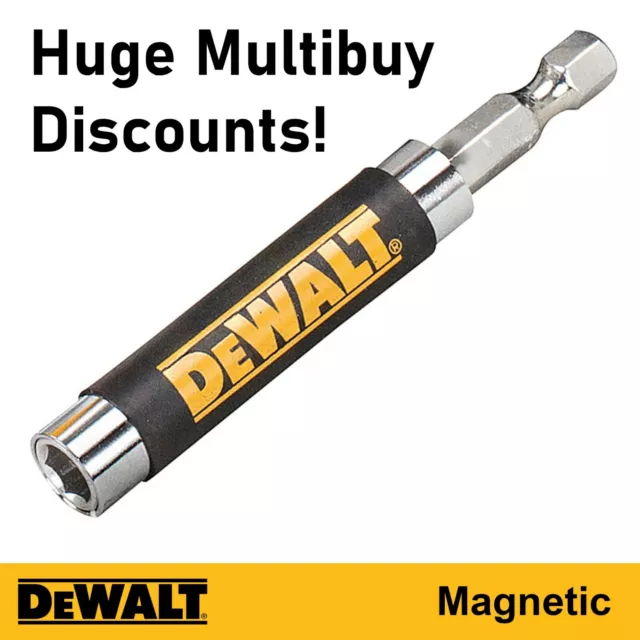 DeWALT Bit Holder Magnetic Screw Screwdriver Hex Sleeved - Fits ALL Brands