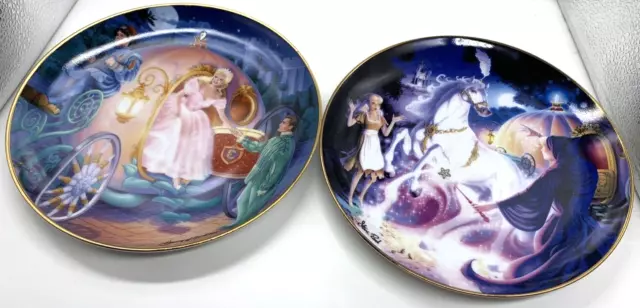 Franklin Mint Heirloom Cinderella Story Display Plates Steve Read Ltd Edition