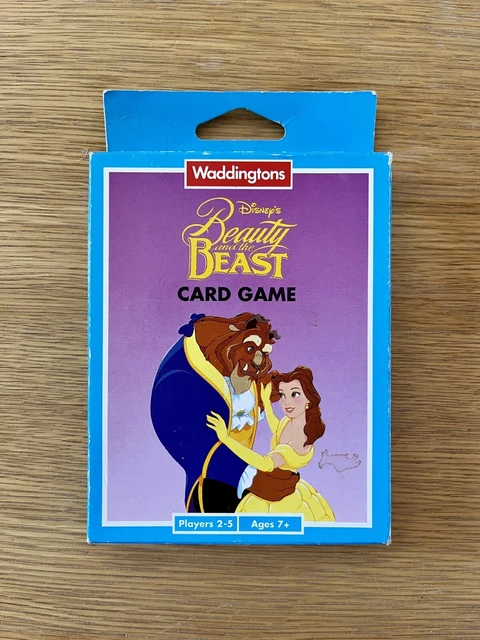 VINTAGE WADDINGTONS DISNEY BEAUTY AND THE BEAST Card Game - COMPLETE ...