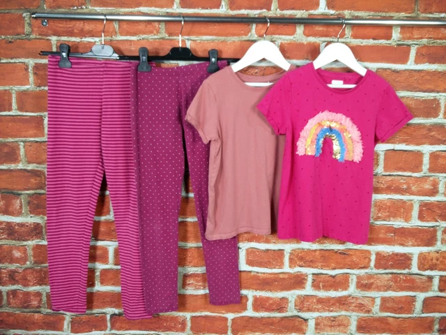 Pacchetto Ragazze Età 9-10 Anni Next John Lewis Leggings Maniche Corte 140Cm