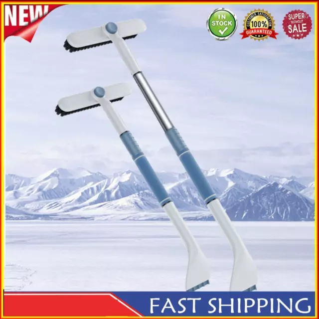 Snow Ice Scraper Quick Clean Car Ice Shovel 2 in 1 Telescopic Car Cleaning Tools