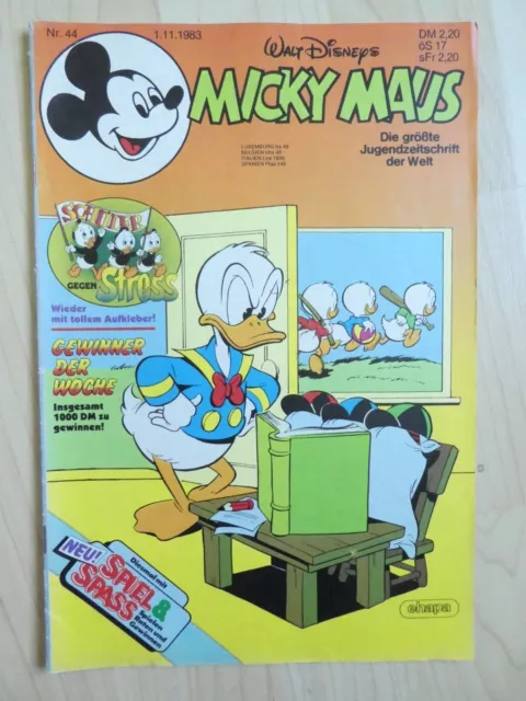 Walt Disneys Micky Maus Heft Nr. 44 vom 1.11.1983