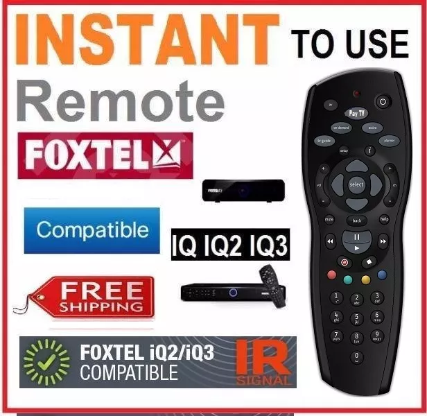 *Brand new FOXTEL Remote Control Replacement For FOXTEL IQ IQ2 IQ3