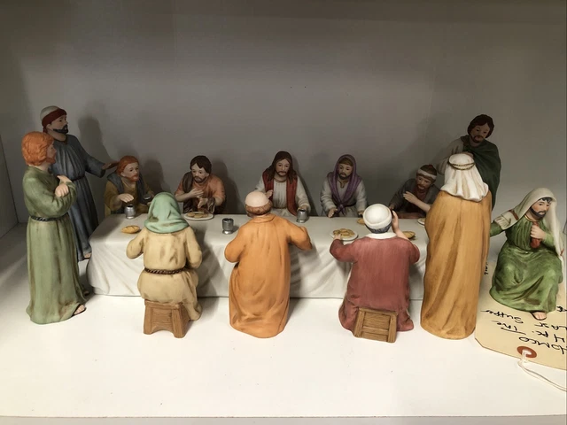 HOMCO/HOME INTERIOR THE Lords Last Supper Greatest Stories Ever Told 14 ...