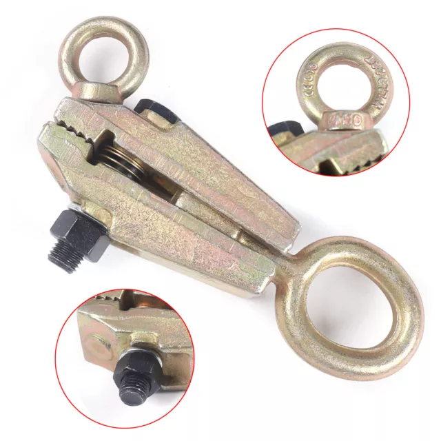 5 Ton Auto Body Repair Pull Clamp Fixture 2-Way Self-Tightening Grips Frame Back