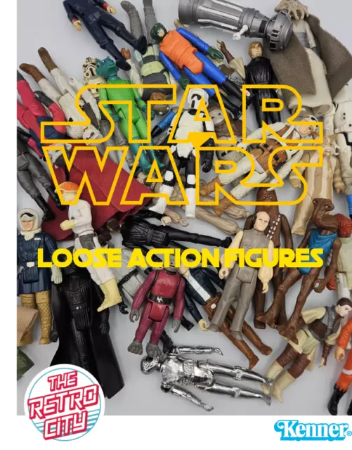 Vintage Loose Star Wars Action Figures 1970s-1980s Kenner Large Selection