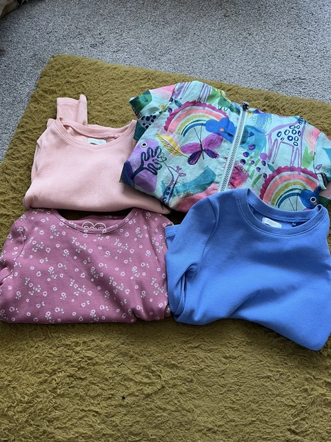 Pacchetto ragazze età 3-4 anni Next 3 top e cappotto