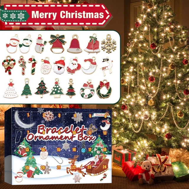 CHRISTMAS ADVENT CALENDAR 2024 Bracelets for Girls DIY Bracelet 24