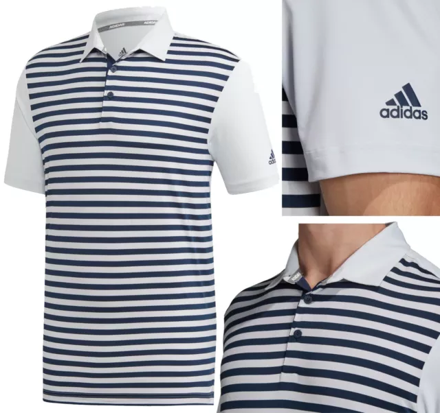 Adidas Golf Ultimate 365 Stripe Polo Shirt - RRP£60 S M L XL