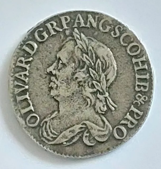 High Grade Brilliant Reproduction Oliver Cromwell Shilling