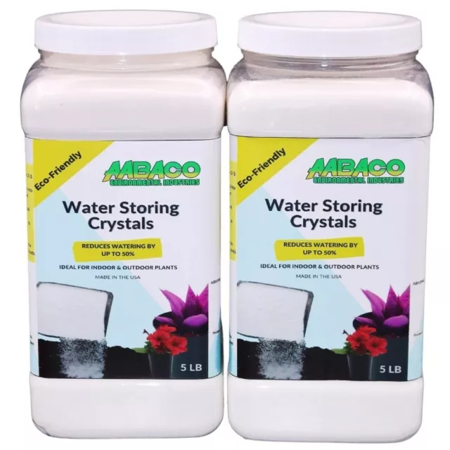 Water Absorbing Polymer Crystals 10lb - Soil Moisture