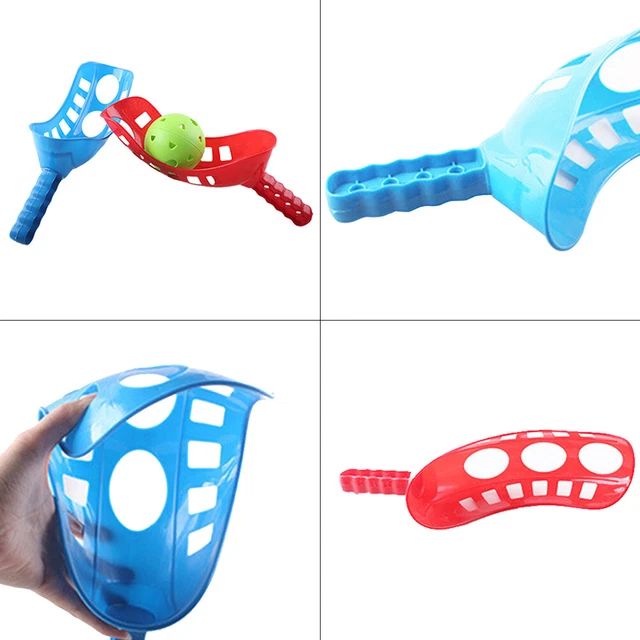 Scoop Ball Toy Scoop Ball Set Safe Blue Red For Party