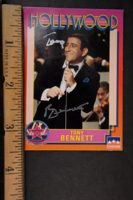 Tony Bennett (1926-2023) Autograph Trading Card~