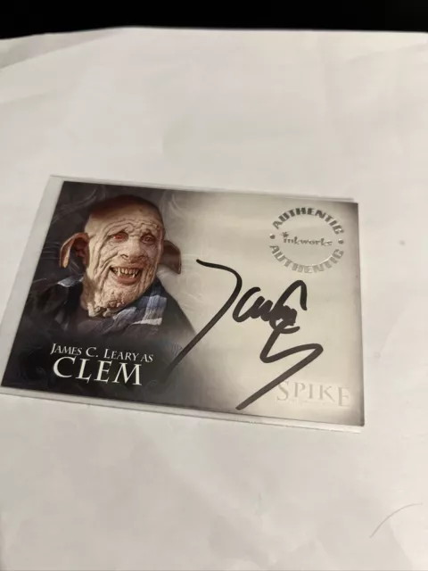 Spike Buffy Collection Inkworks Autograph Card Clem A8