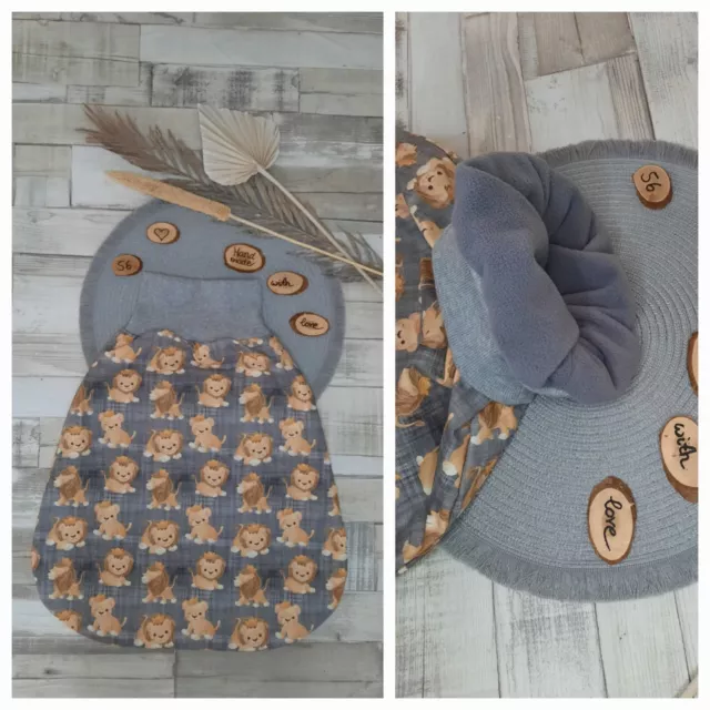 Pucksack, Schlafsack, Strampelsack, Newborn, Baby, Winter, Handmade