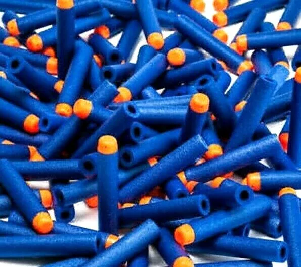 Nerf Bullets Soft Head For Nerf N-Strike Elite Dart Refills Gun Blue Refills