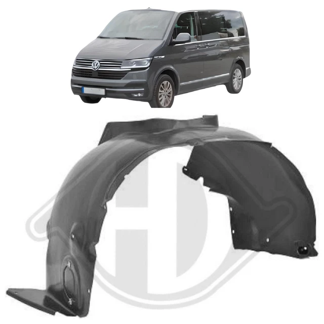 Multivan T5 Radlauf Radkasten Innenblech Radhausschale Vorne Rechts Für VW Transporter T5 (ab Bj. 04/03) - OE Qualität Innenkotflügel Transporter Radhausschale Mit Clips