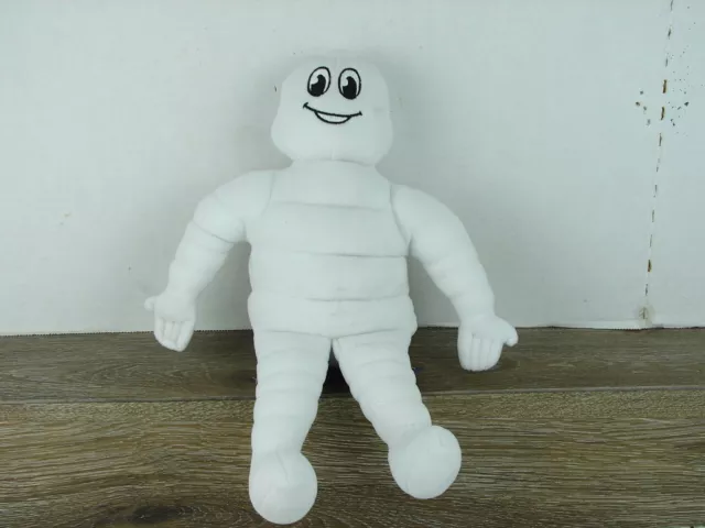 Michelin Man Plush Doll White 12” Bibendum Soft toy Mascot Tire Man