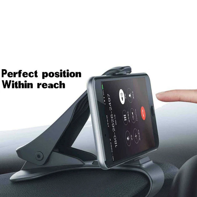 Car Dashboard Mobile Phone Holder HUD Design Non Slip Car Cell Phone Mount Stand for Safe