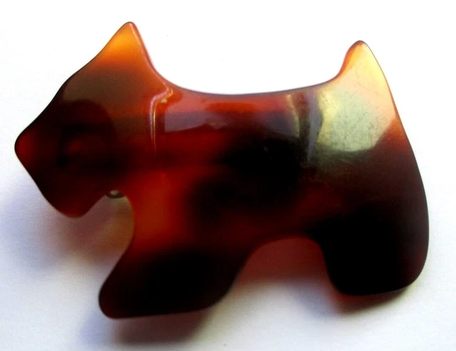 Barrette Pince à Cheveux En Bakélite Art Déco Vintage - état Parfait