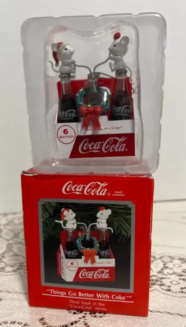 Coca Cola 1990s  Brand Ornament “Things go better with Coke” Vintage