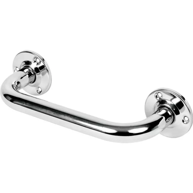 NEUF Safety Grab Rail Bar Douche Chrome 12" Fort 300 mm MÉTAL