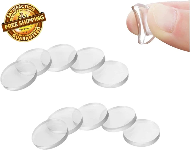 75 Pcs Glass Table Top Bumpers 20 Mm round Clear Non Adhesive Rubber Bumpers ant