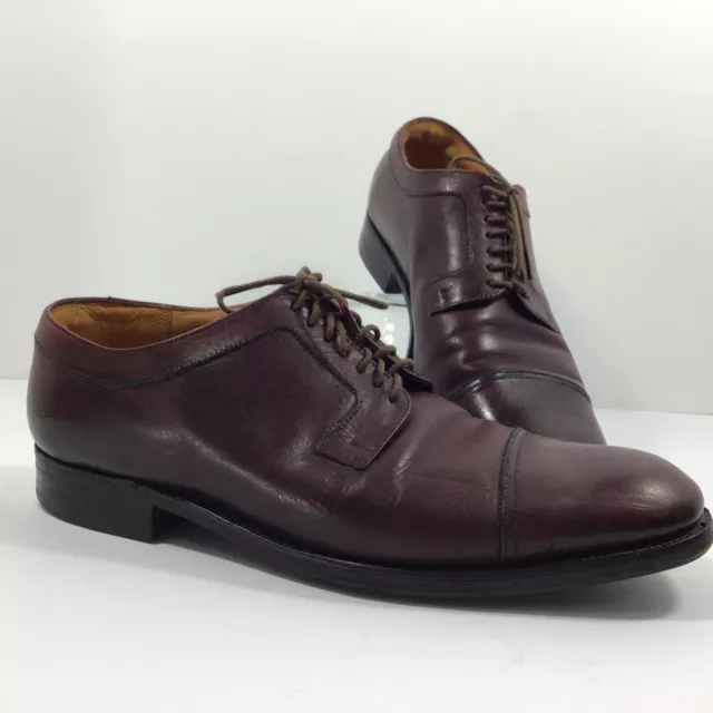 JM WESTON MENS Leather Oxford Cap Toe Sz 6 E Handcrafted in France $90. ...
