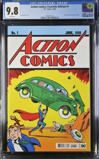 Action Comics:Facsimile Edition 1 CGC 9.8