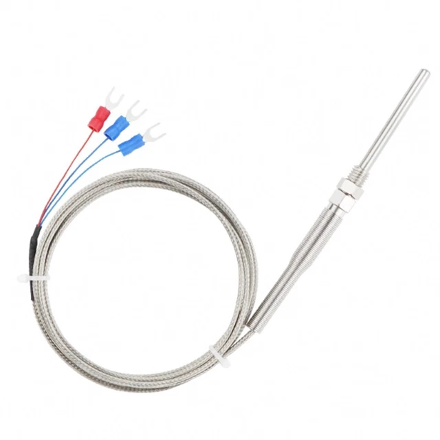 CNBTR - 10 Sonde Termocoppia In Metallo Tipo K, 1 Metro, Con Connettore Mini, Da 0 A 700°C - 3