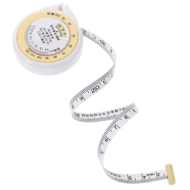 Metro A Nastro Retrattile 150 Cm - Morbido Per Misurazioni Corporee E Cucito - Foto 8