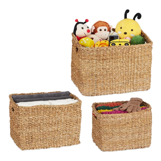 Paniers De Corde De Coton Panier De Rangement Panier Jouet Petit